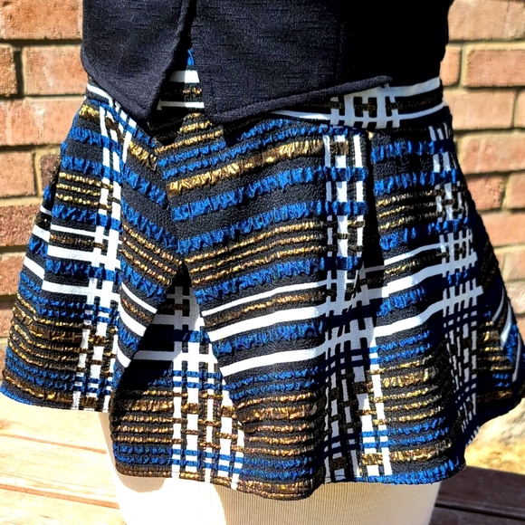 Deletta peplum plaid top - Picture 3 of 6